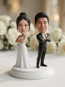 Priya & James custom wedding cake topper